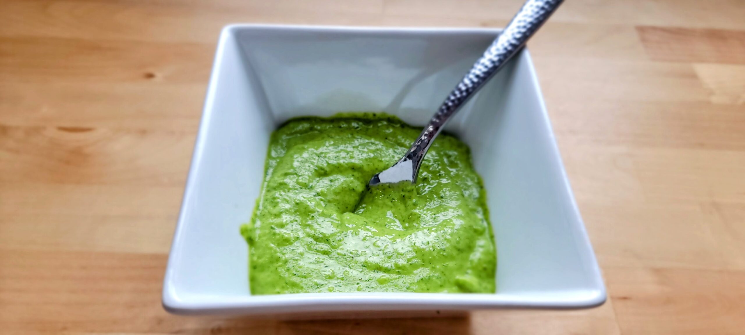 green herby, creamy dressing and dip